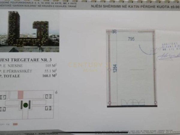 Tirane, shes ambjent biznesi Kati 0, 160 m² 670.000 € (GARDEN BUILDING)