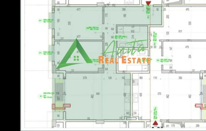 Tirane, shitet apartament 2+1+Ballkon Kati 7, 116 m² 173.000 € (Porcelan)