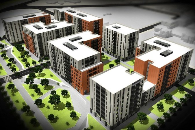 Tirane, shitet magazine Kati -1, 310 m² 372.000 € (Green City Rezidence)