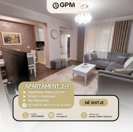 Tirane, shitet apartament 2+1 Kati 4, 113 m² 280.000 € (Rruga Zenel Baboci)