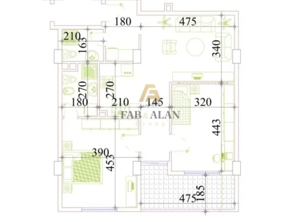 Tirane, shitet apartament 2+1+2 Kati 6, 99 m² 123.700 € (FRATARI, ASTIR)