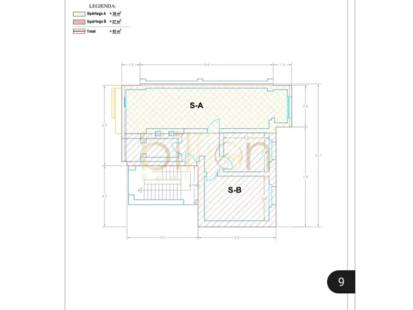 Tirane, jepet me qera ambjent biznesi Kati 0, 99 m² 700 € (Rruga Muhamet Gjollesha, Tirana, Albania)