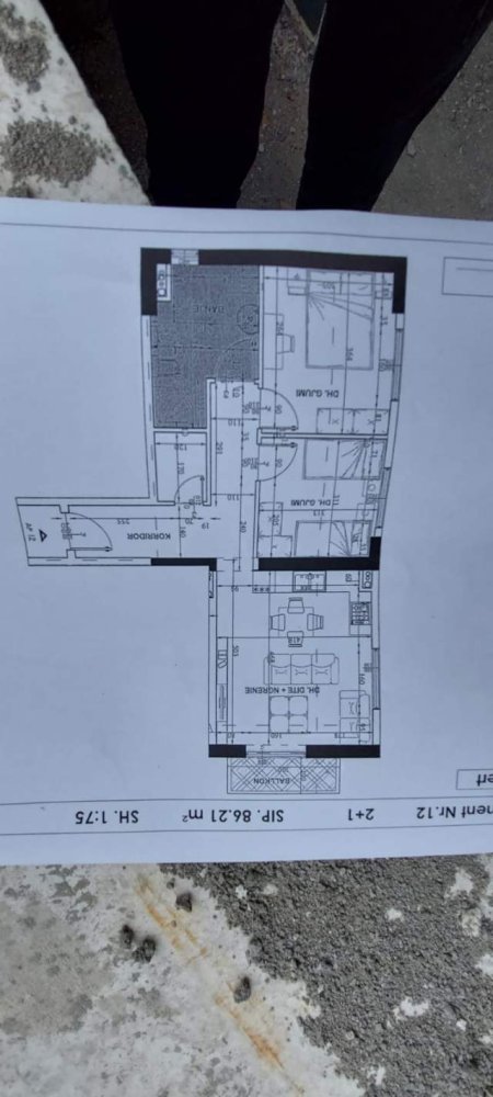Tirane, shitet apartament Kati 4, 86 m² 112.000 Euro (Rruga Dritan Hoxha)