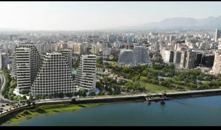 Tirane, jap me qera Kati 9, 120 m² 1.000 € (Kompleksi Lake view)