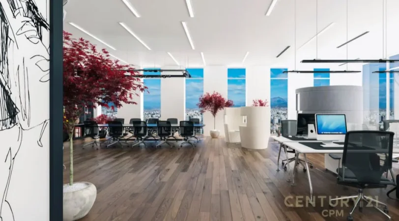 Tirane, jepet me qera zyre Kati 13, 270 m² 9.880 € (Rruga e Elbasanit)