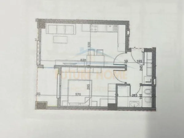 Tirane, shitet apartament 1+1 Kati 1, 65 m² 65.100 € (Paskuqan)