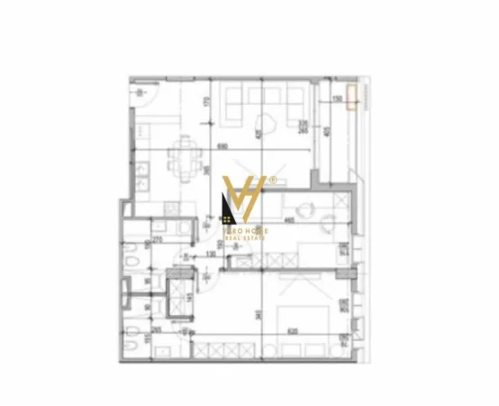 Tirane, shitet apartament 2+1+Ballkon Kati 3, 124 m² 230.214 € (KOMPLEKSI RIVERSIDE)