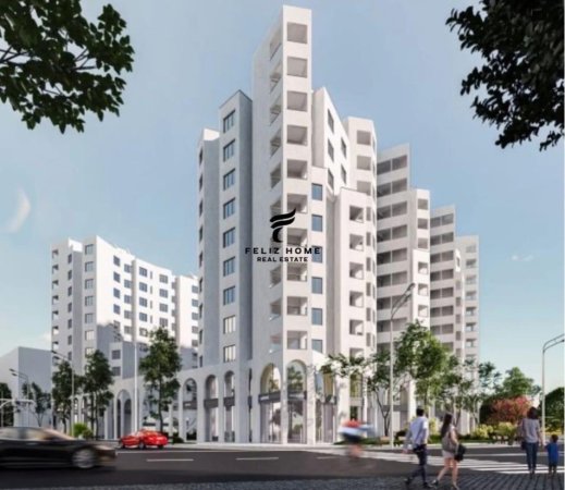 Tirane, jepet me qera apartament 2+1+Ballkon Kati 4, 104 m² 500 € (RIVER RESIDENCE)
