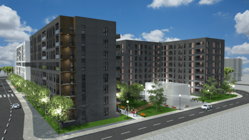 Tirane, shitet apartament 1+1 Kati 7, 57 m² 77.480 € (Entry Tirana)
