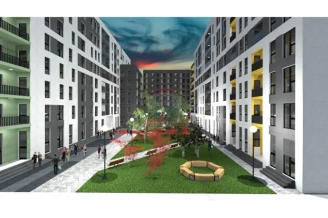 Tirane, shitet apartament 1+1 , 77.500 € (Tirana Entry)