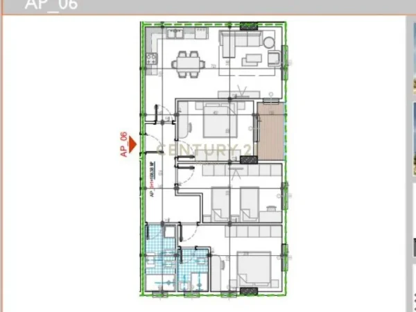 Tirane, shitet apartament 3+1+Ballkon Kati 1, 126 m² 101.000 € (Neom104347)