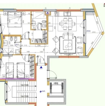 Tirane, jap me qera zyre Kati 1, 104 m² 540 € (Unaza e Re)