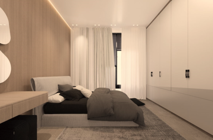 Tirane, shes apartament 2+1+Ballkon Kati 6, 108 m² 204.400 € (Bulevardi i Ri)