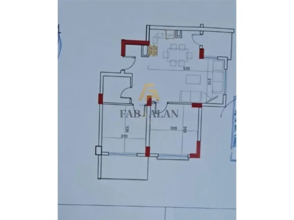 Gjiri Lalezit | Hamallaj, shitet apartament 2+1+2 Kati 3, 82 m² 130.000 € (Gjiri i Lalzit)