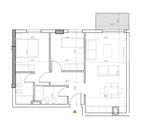 Tirane, shitet apartament 2+1+Aneks+Ballkon Kati 1, 90 m² 187.000 € (TEG)