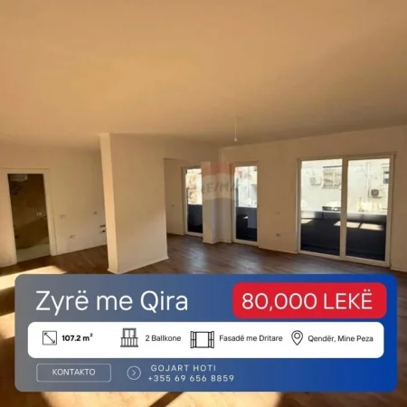Tirane, jepet me qera ambjent biznesi Kati 2, 108 m² 800 € (Rruga Mine Peza)