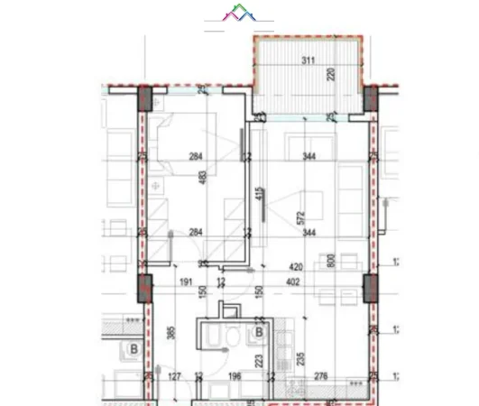 Tirane, shes apartament 1+1 Kati 5, 76 m² 115.000 € (Rruga Dritan Hoxha)