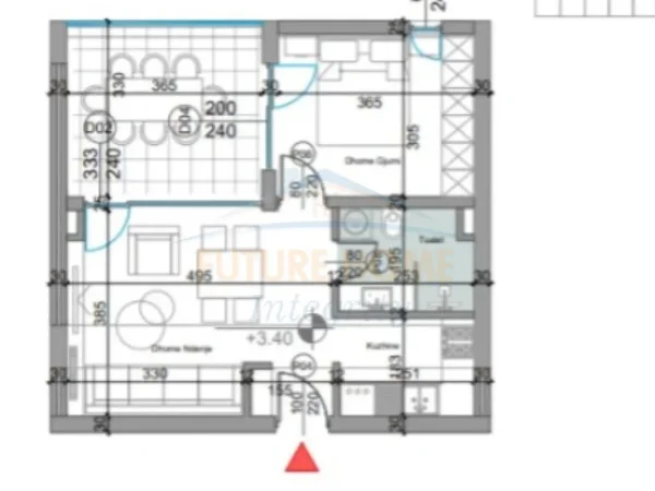 Durres, shitet apartament 1+1+Ballkon Kati 1, 70 m² 147.000 € (Turquoise Marina Hamallaj)