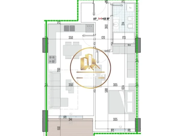 Tipologji apartamentesh 1+1 për shitje (kati i parë banim) pranë Universitetit Bujqësor, Kamëz!