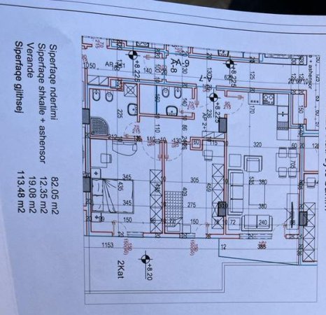 Tirane, shitet apartament 2+1+BLK Kati 2, 113 m² 180.000 Euro (Pazari i Ri)