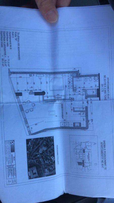 Tirane, shitet apartament 1+1+Aneks+Ballkon Kati 3, 81 m² 210.000 € (MINE PEZA)