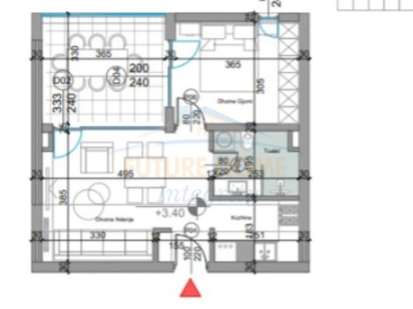 Tirane, shitet apartament 1+1 Kati 1, 70 m² 147.000 € (Hamallaj)