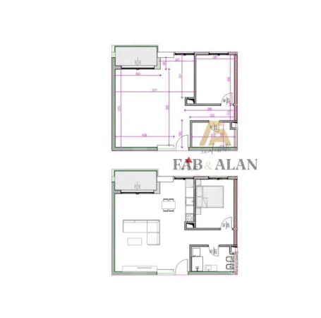 Tirane, shitet apartament 1+1 Kati 8, 76 m² 110.446 € (5 Maji)