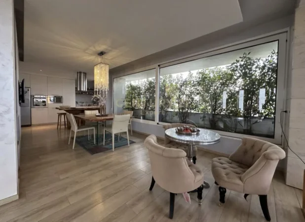 Tirane, shitet apartament+verande | Penthouse 4+1 Kati 8, 343 m² 440.000 € (Mozaiku i Tiranës) - Parkim: 2 garazhe