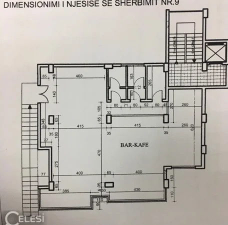 Tirane, jepet me qera ambjent biznesi Kati 2, 140 m² 1.400 € (21 DHJETORI)