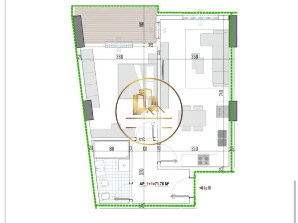 Tipologji apartamentesh 1+1 për shitje (kati i dytë banim) pranë Universitetit Bujqësor, Kamëz!