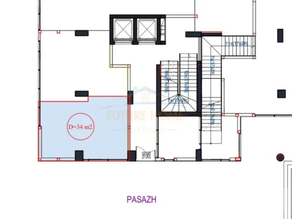 Tirane, shitet ambjent biznesi Kati 0, 34 m² 140.000 € (Grand Gallery)