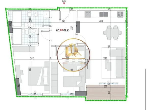 Tipologji apartamentesh 2+1 për shitje (kati i dytë banim) pranë Universitetit Bujqësor, Kamëz!
