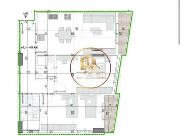 Tipologji apartamentesh 2+1 për shitje (kati i dytë banim) pranë Universitetit Bujqësor, Kamëz!