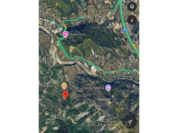 Tirane, toke , 4.000 m² 320.000 € (Petrele)