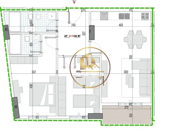 Tipologji apartamentesh 2+1 për shitje (kati i tretë banim) pranë Universitetit Bujqësor, Kamëz!
