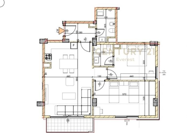 Tirane, shes apartament 2+1+2 , 109 m² 217.120 € (Liqeni i Thatë)