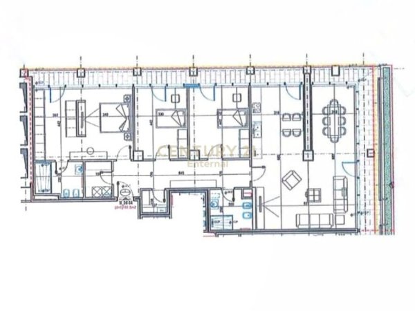 Tirane, shes apartament 3+1 Kati 6, 224 m² 639.000 € 