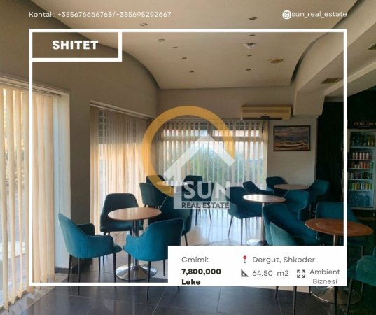Shkoder, shitet ambjent biznesi Kati 0, 64 m² (DERGUT, SHKODER)