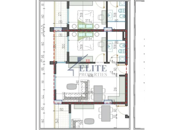 Tirane, shitet apartament 1+1 Kati 3, 63 m² 68.816 € (Golden Hands Paskuqan)