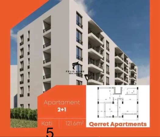 Durres, shitet apartament 2+1 Kati 5, 121 m² 238.000 € (QERRET)