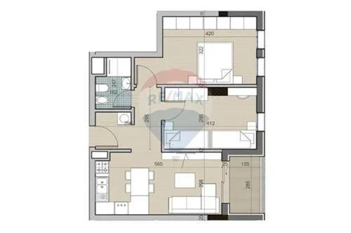 Tirane, shitet 2+1 Kati 3, 81 m² 743.000 € (Autostrada Tirane-Durres)