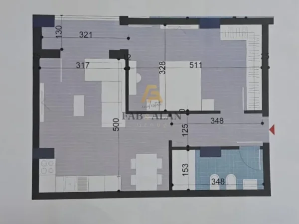 Tirane, shitet apartament 1+1 Kati 2, 70 m² 56.250 € (Kamez)