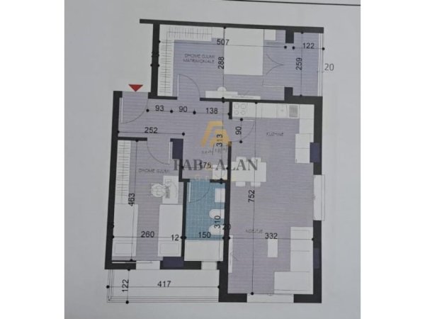 Tirane, shitet apartament 2+1 Kati 2, 100 m² 80.400 € (Kamez)