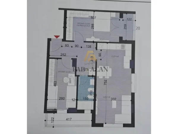 Tirane, shitet apartament 2+1 Kati 2, 100 m² 80.400 € (Kamez)