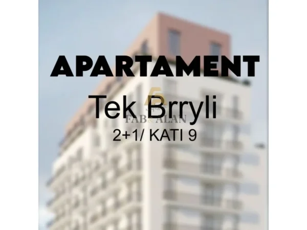 Tirane, shitet apartament 2+1 Kati 9, 95 m² 155.000 € (Brryli)