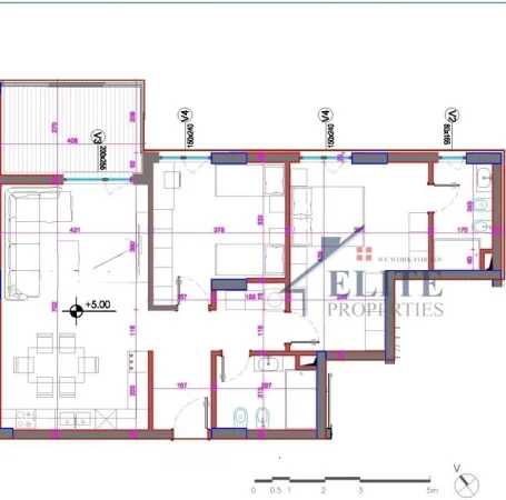 Tirane, shitet apartament 2+1+Ballkon Kati 1, 124 m² 204.683 € (Ish Fusha e Aviacionit)