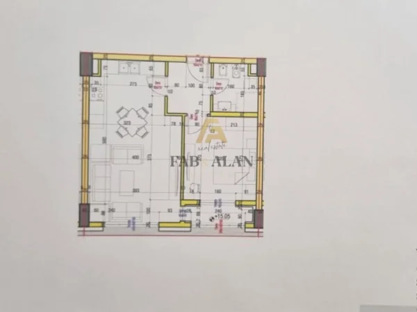 Tirane, shitet apartament 1+1 Kati 4, 70 m² 94.500 € (Astir)