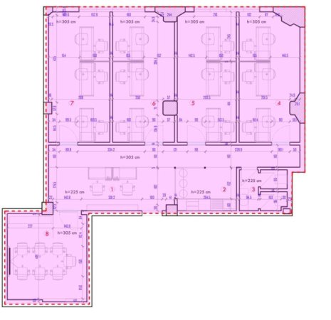 Tirane, jepet me qera ambjent biznesi Kati 3, 172 m² 4000 € (Qender)