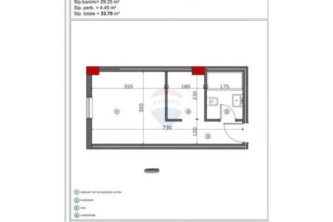 Tirane, shitet garsonier 1+1 Kati 3, 34 m² 43.000 € (Idriz Sollaku)