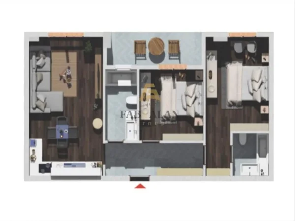 Tirane, shitet apartament 2+1 Kati 2, 96 m² 77.000 € (Kamez)